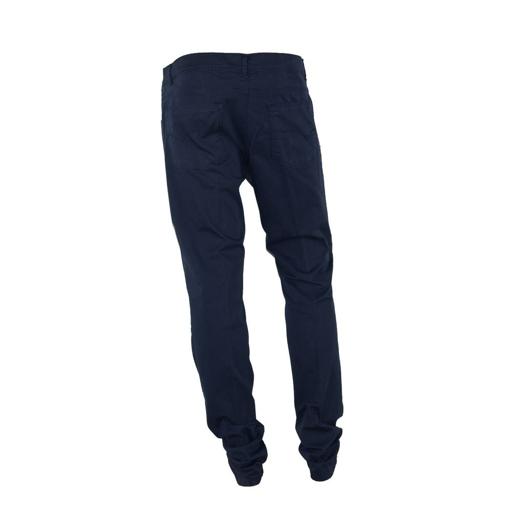 Sophisticated Summer Cotton-Blend Trousers - ventzia