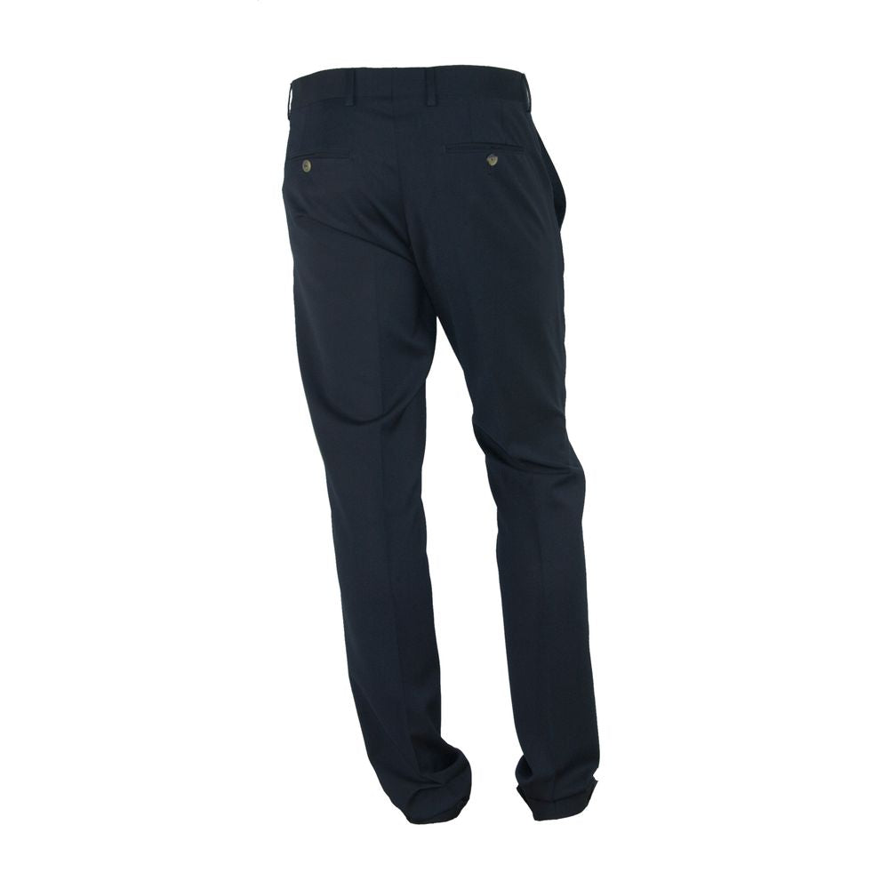 Elegant Black Italian Designer Trousers - ventzia