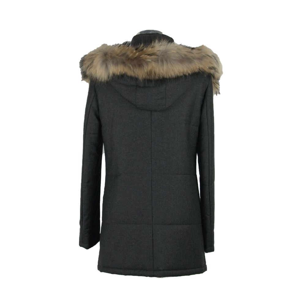 Black Wool Men's Jacket
