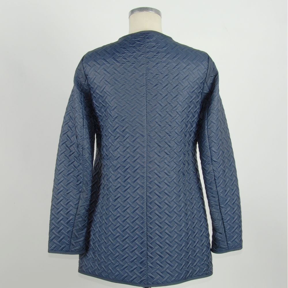 Blue Polyester Women Jacket - ventzia