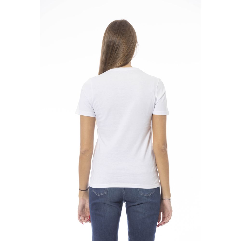 White Cotton Women Top - ventzia