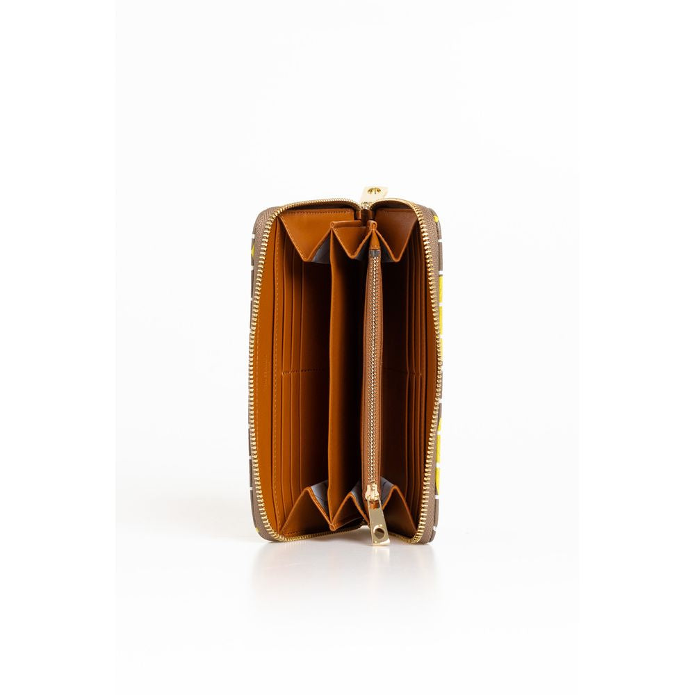 Beige Leather Women Wallet - ventzia