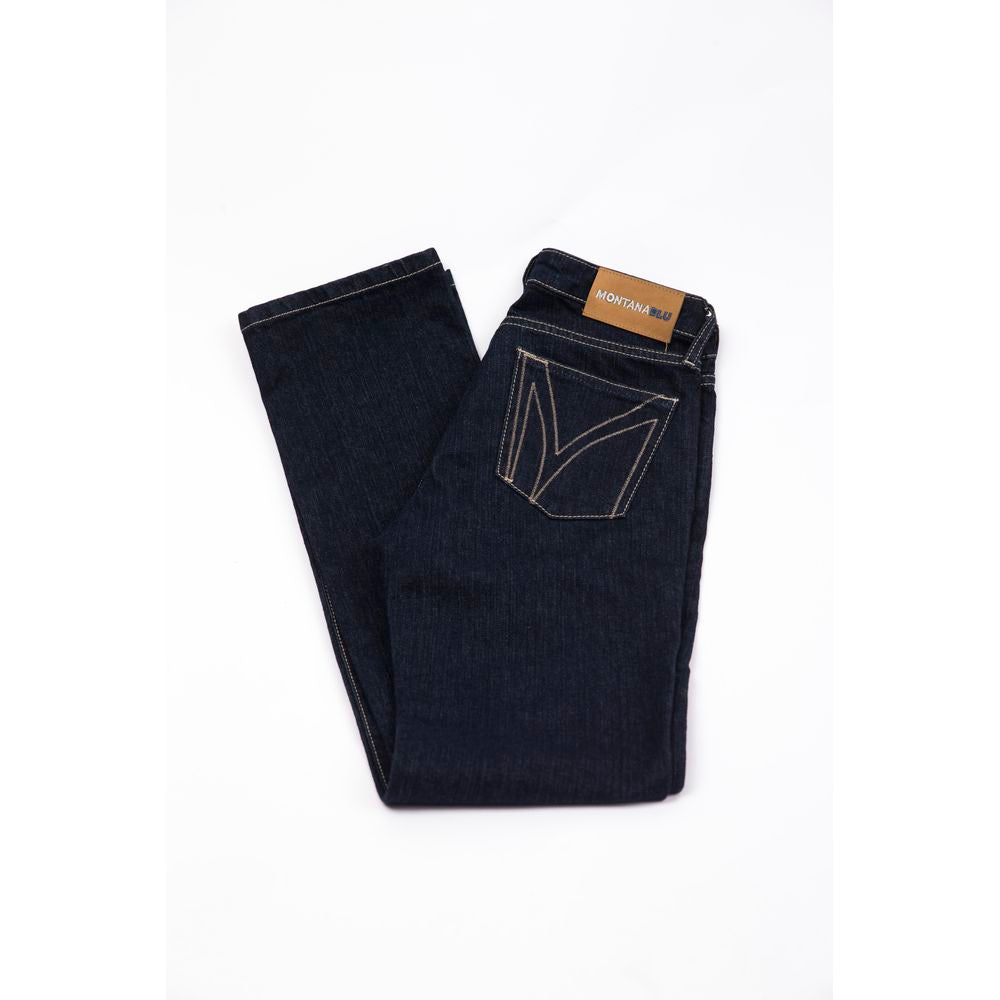 Blue Cotton Women Jeans - ventzia