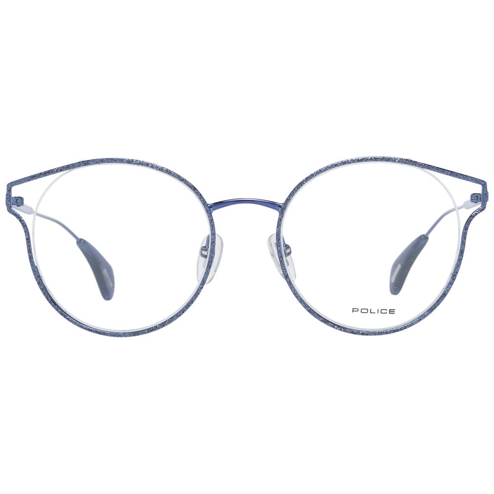 Blue Metal & Plastic Glasses (Frames) - ventzia