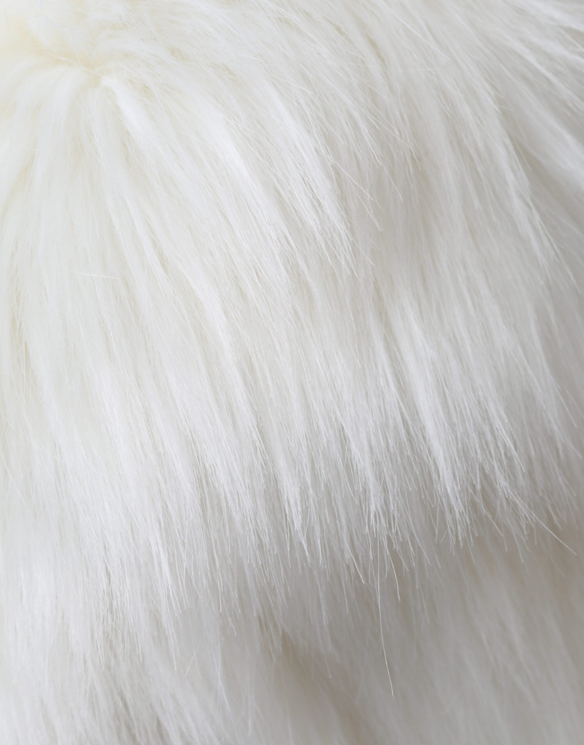 White Acrylic Fur Womens Bucket Hat - ventzia