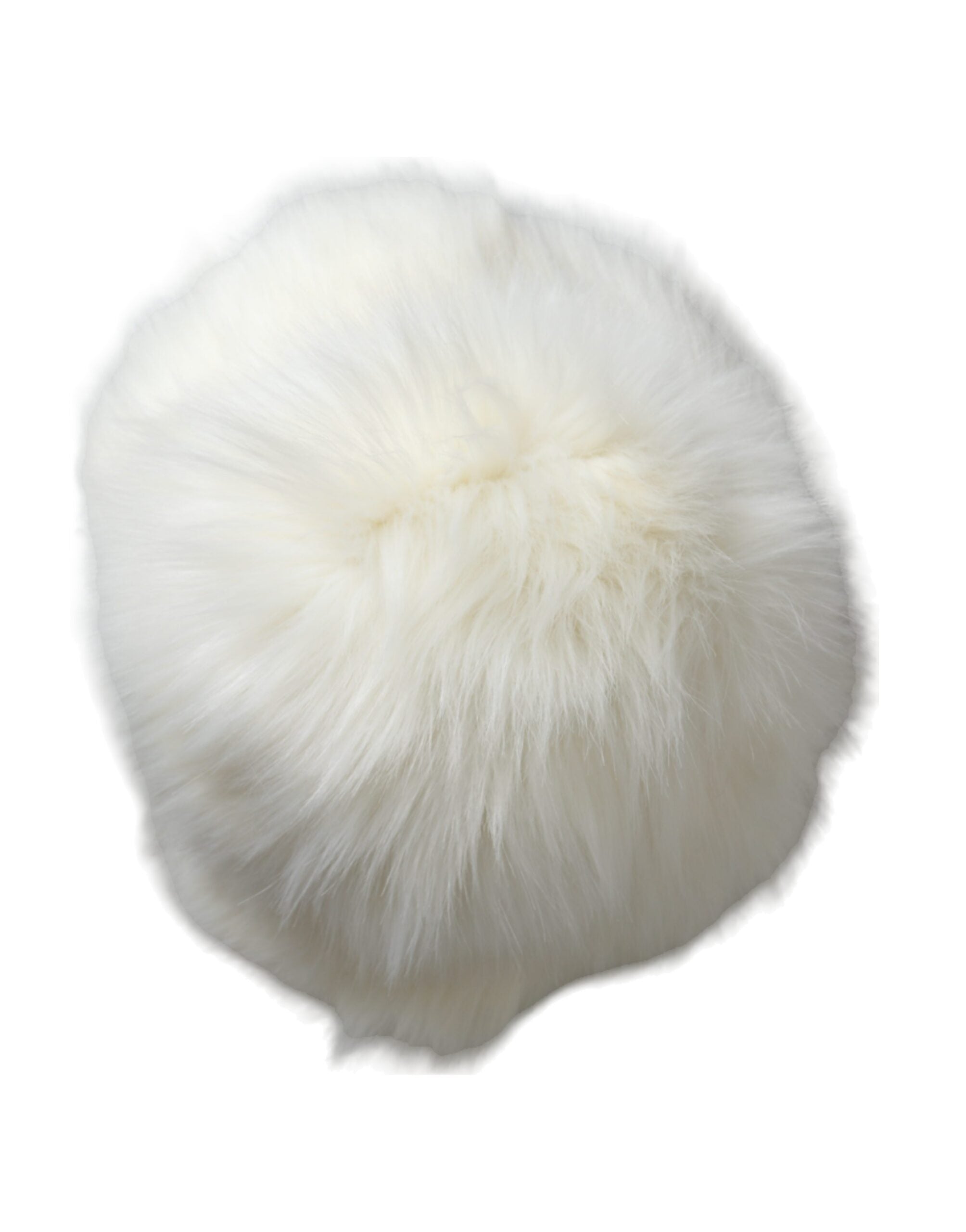 White Acrylic Fur Womens Bucket Hat - ventzia