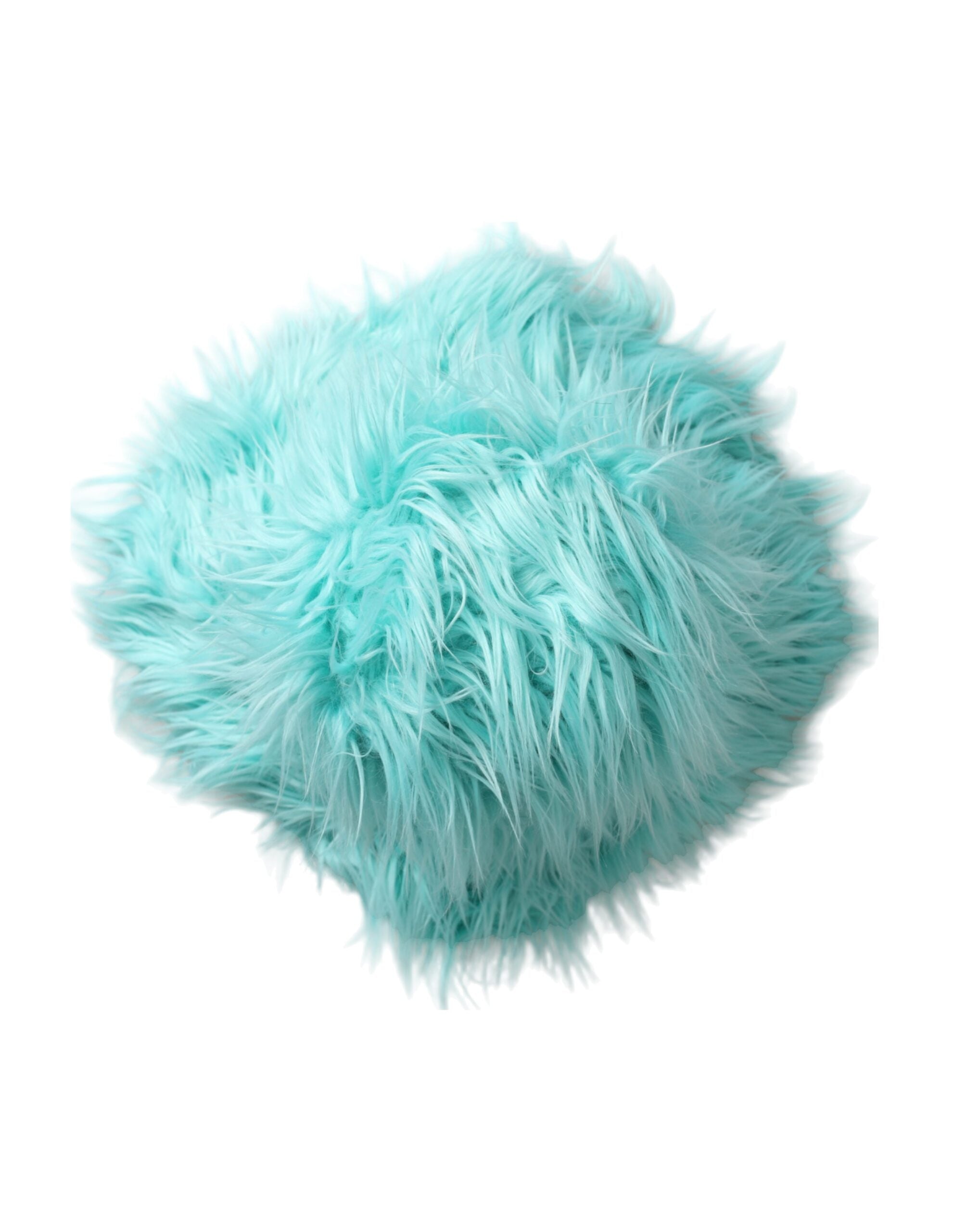Mint Green Acrylic Fur Womens Bucket Hat - ventzia