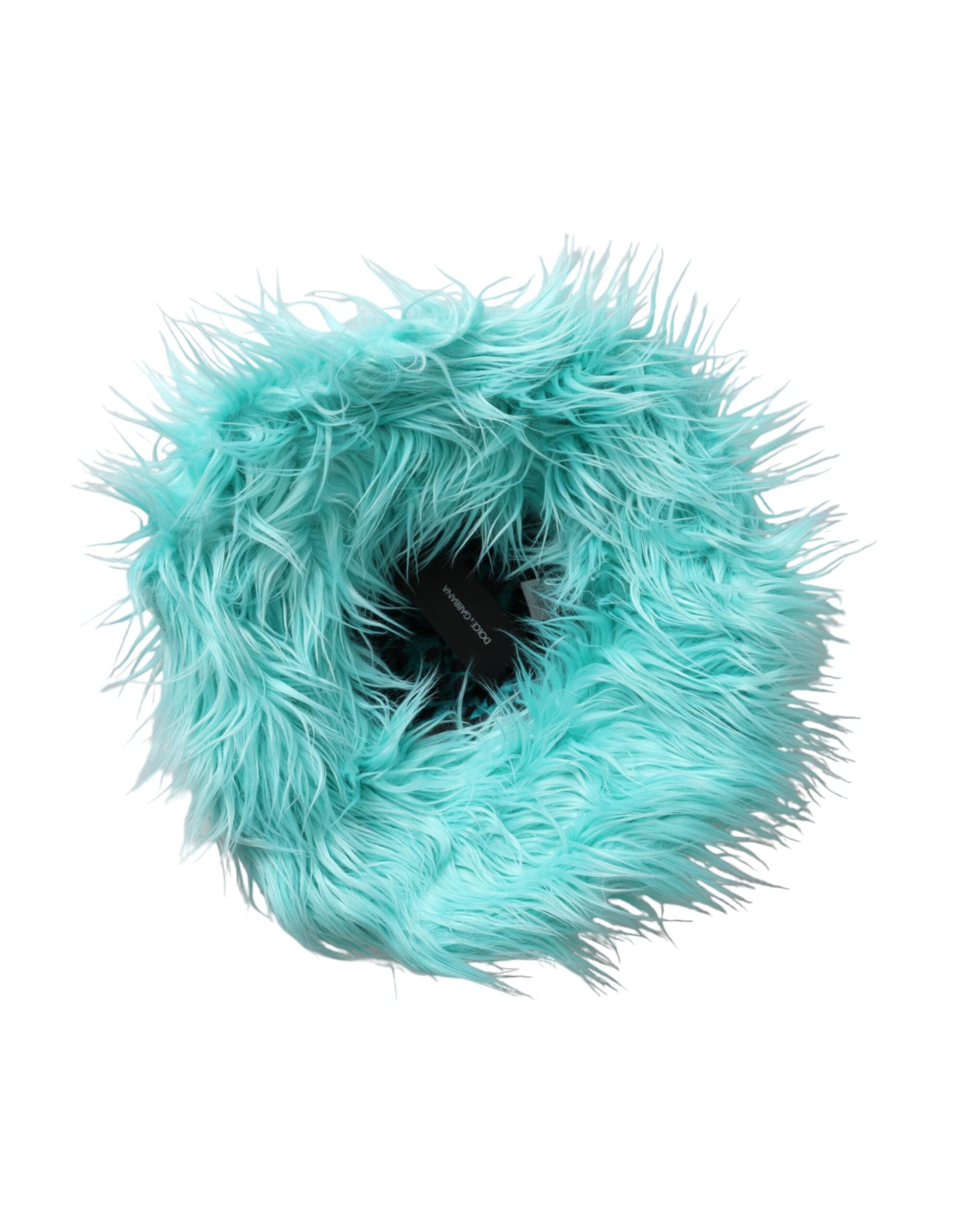 Mint Green Acrylic Fur Womens Bucket Hat - ventzia