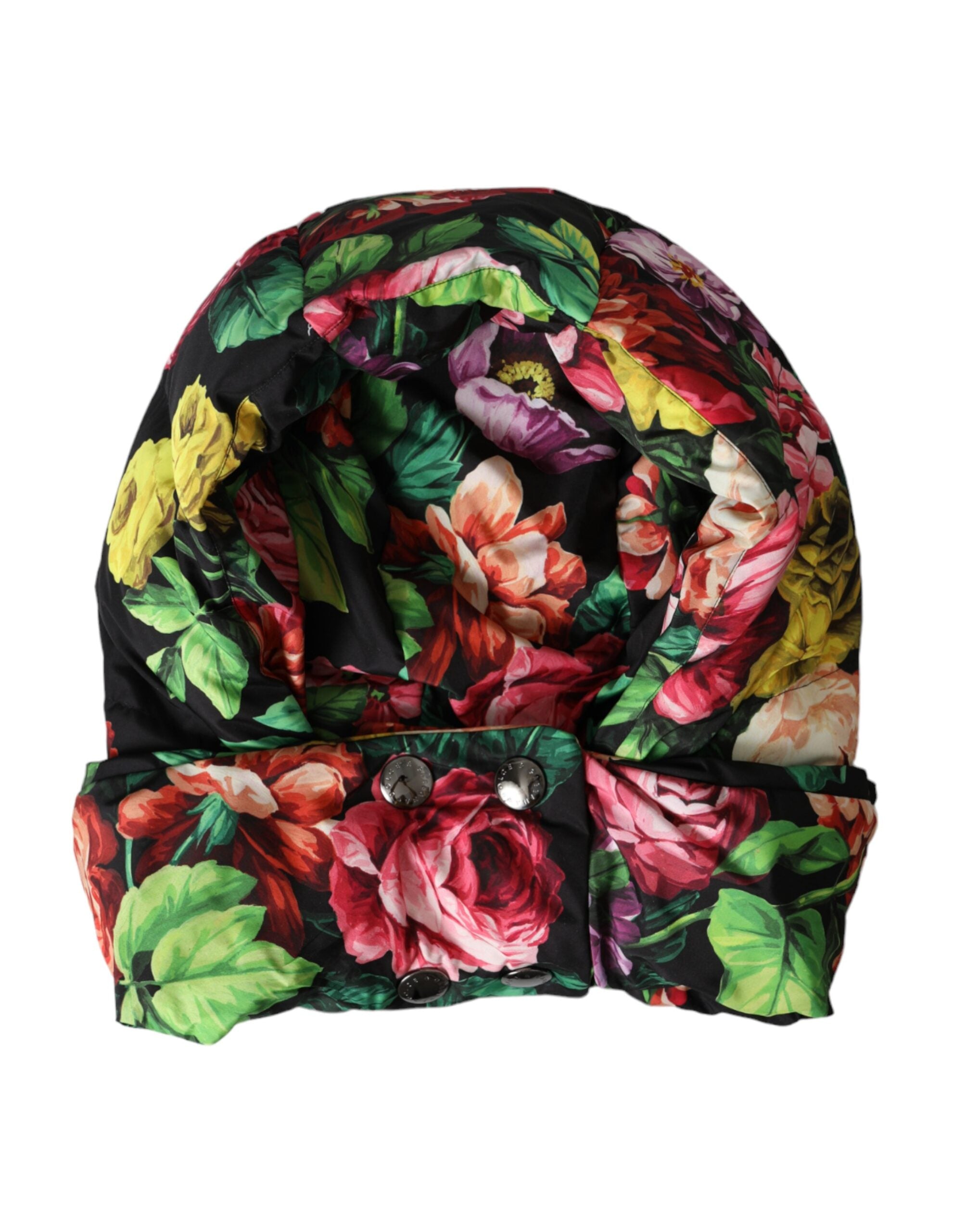 Hat Multicolor Floral Whole Head Wrap Hat - ventzia