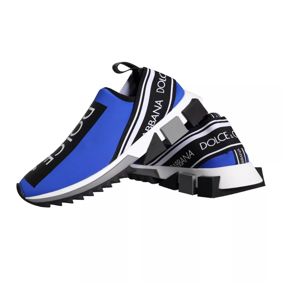Blue Logo Low Top Sorrento Sneakers Shoes - ventzia