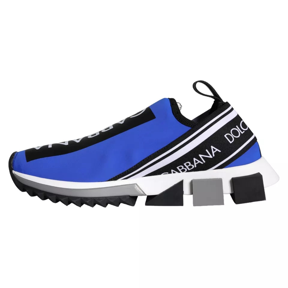 Blue Logo Low Top Sorrento Sneakers Shoes - ventzia