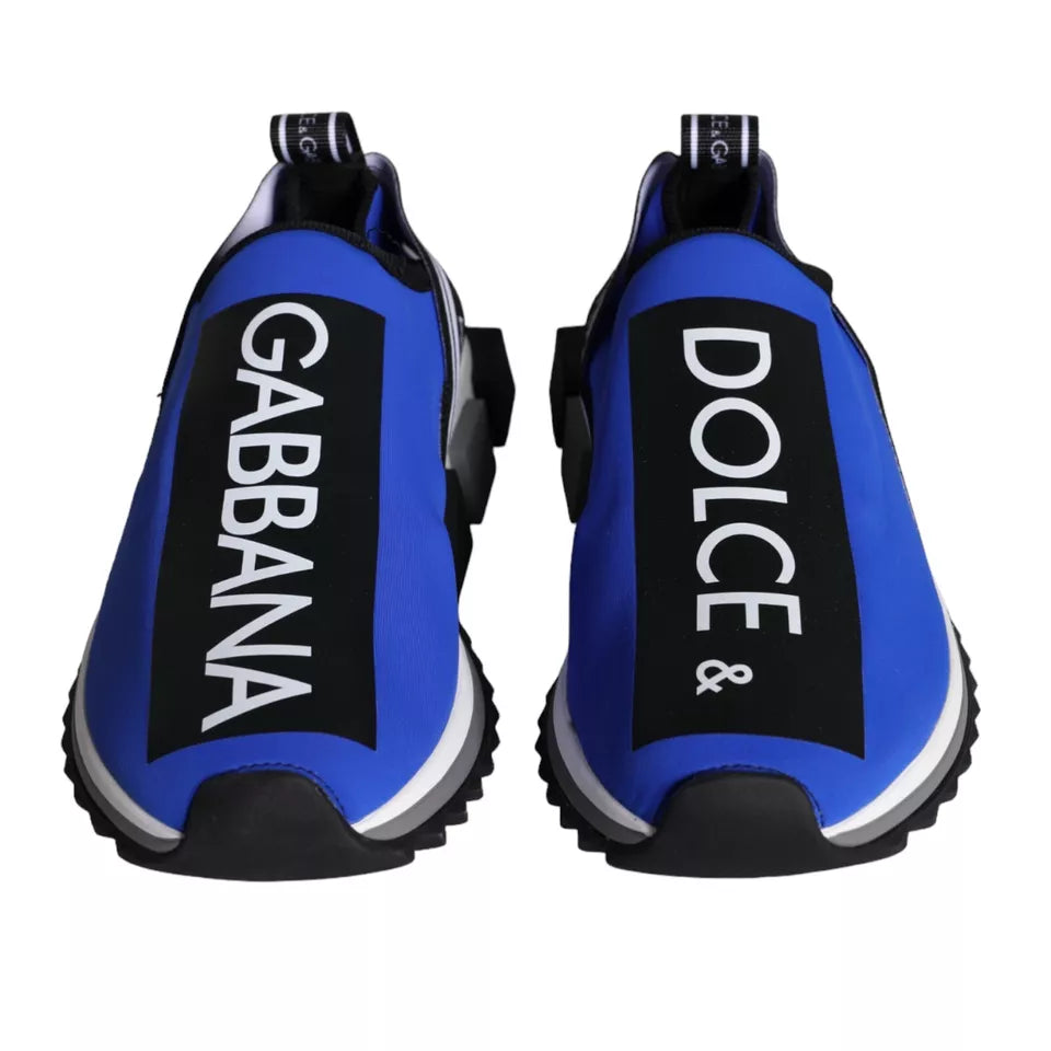 Blue Logo Low Top Sorrento Sneakers Shoes - ventzia