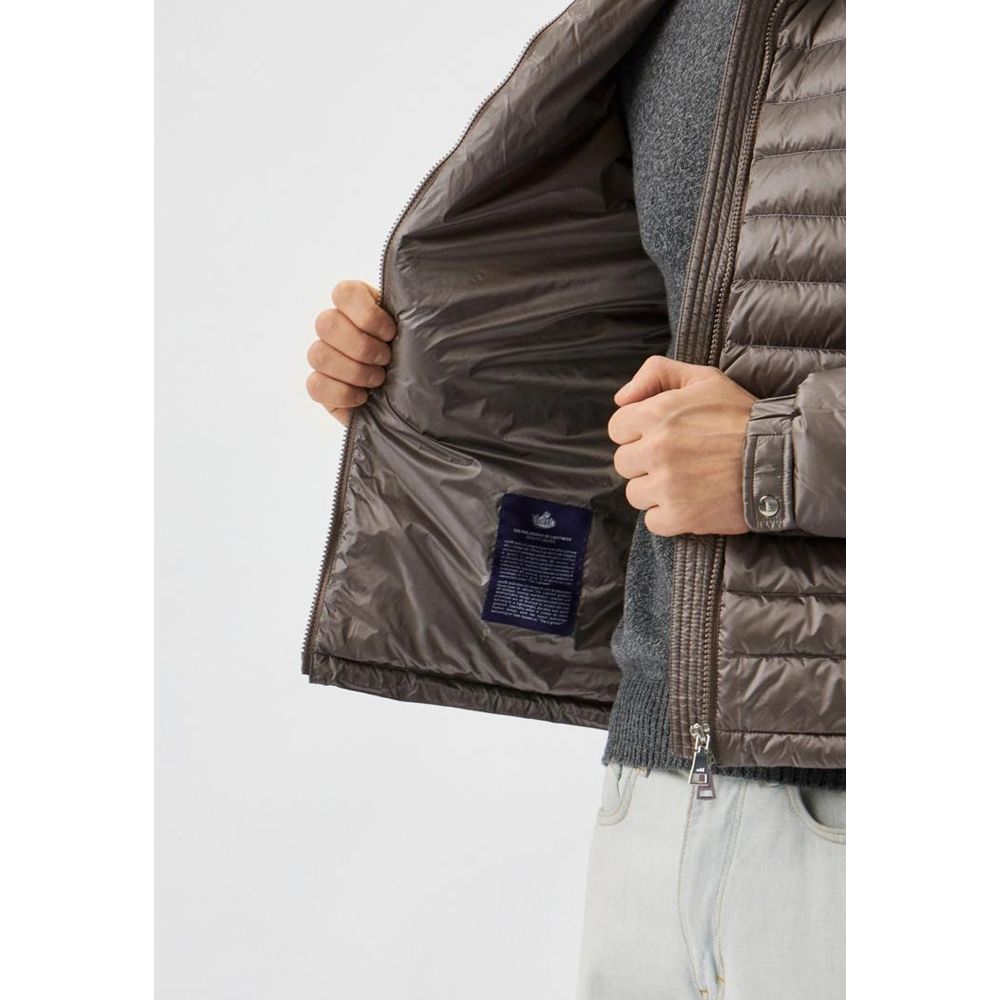 Gray Polyamide Jacket - ventzia