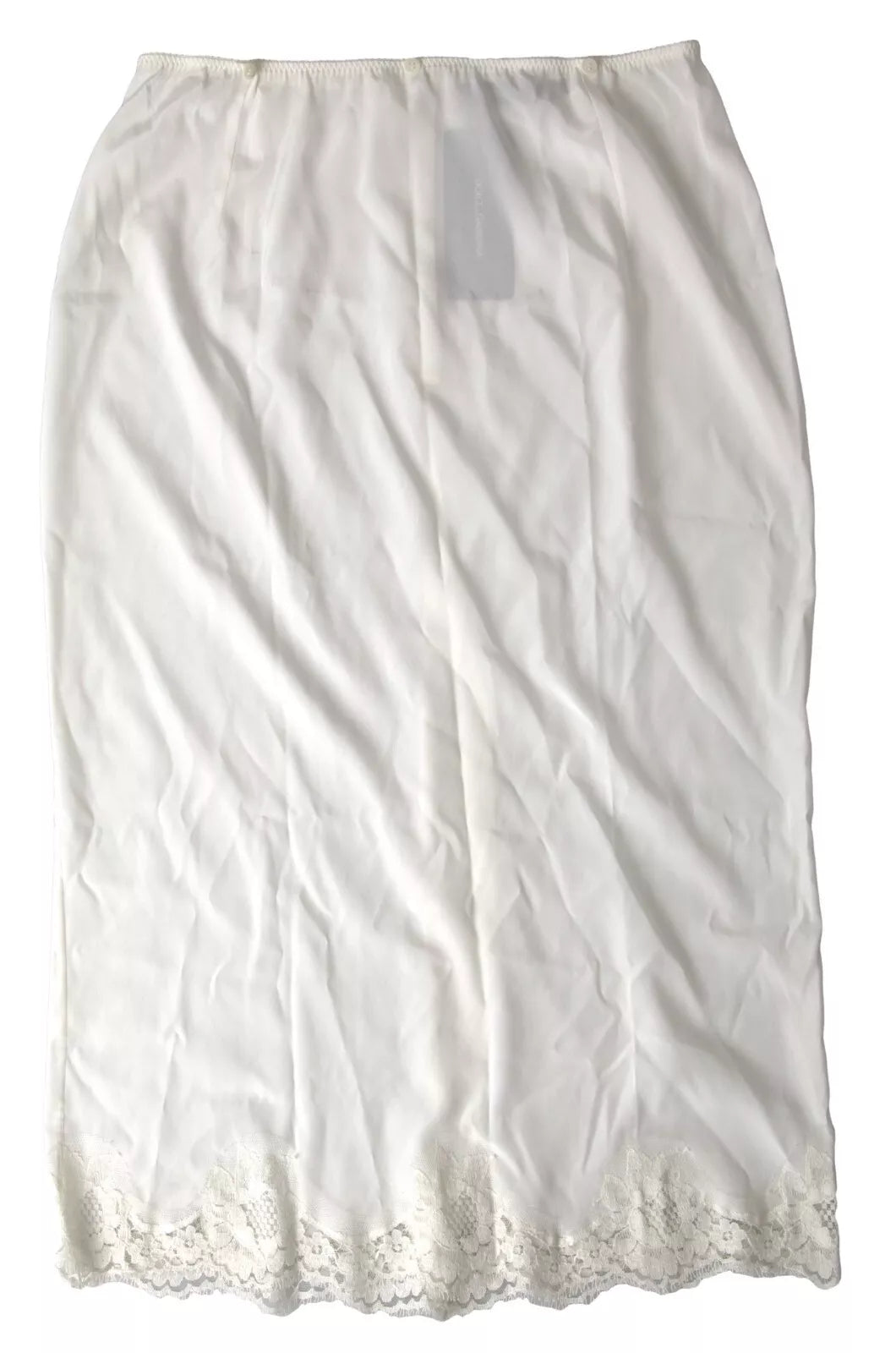 White Lingerie Half Slip Sleepwear Underwear - ventzia