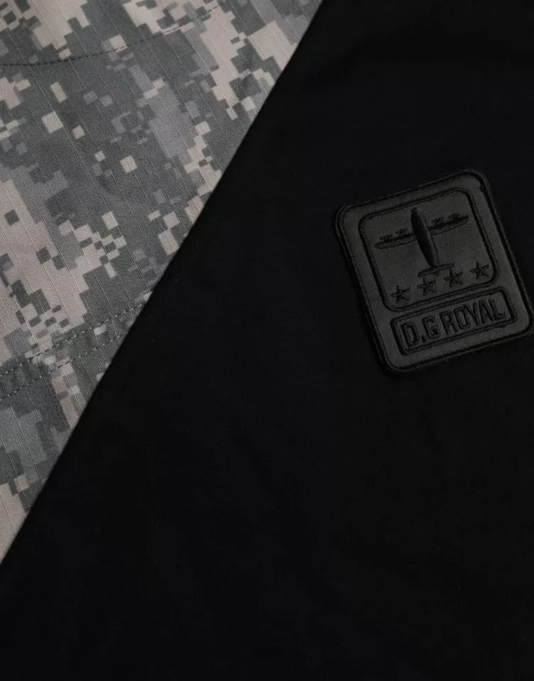 Multicolor Camouflage Cotton Round Neck Men T-shirt - ventzia