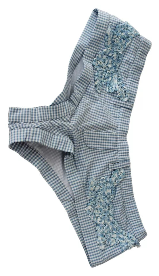 Blue Beachwear Bottoms Swimsuit Shorts - ventzia