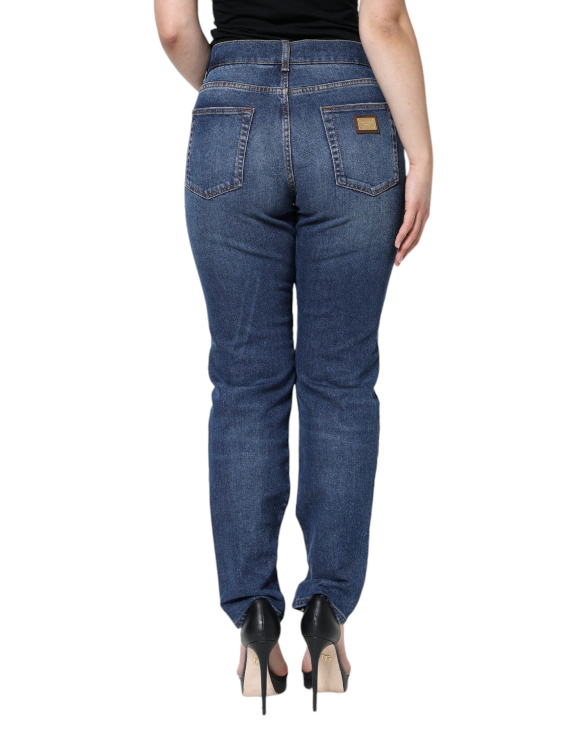 Black Floral Lace Front Skinny Denim Jeans - ventzia
