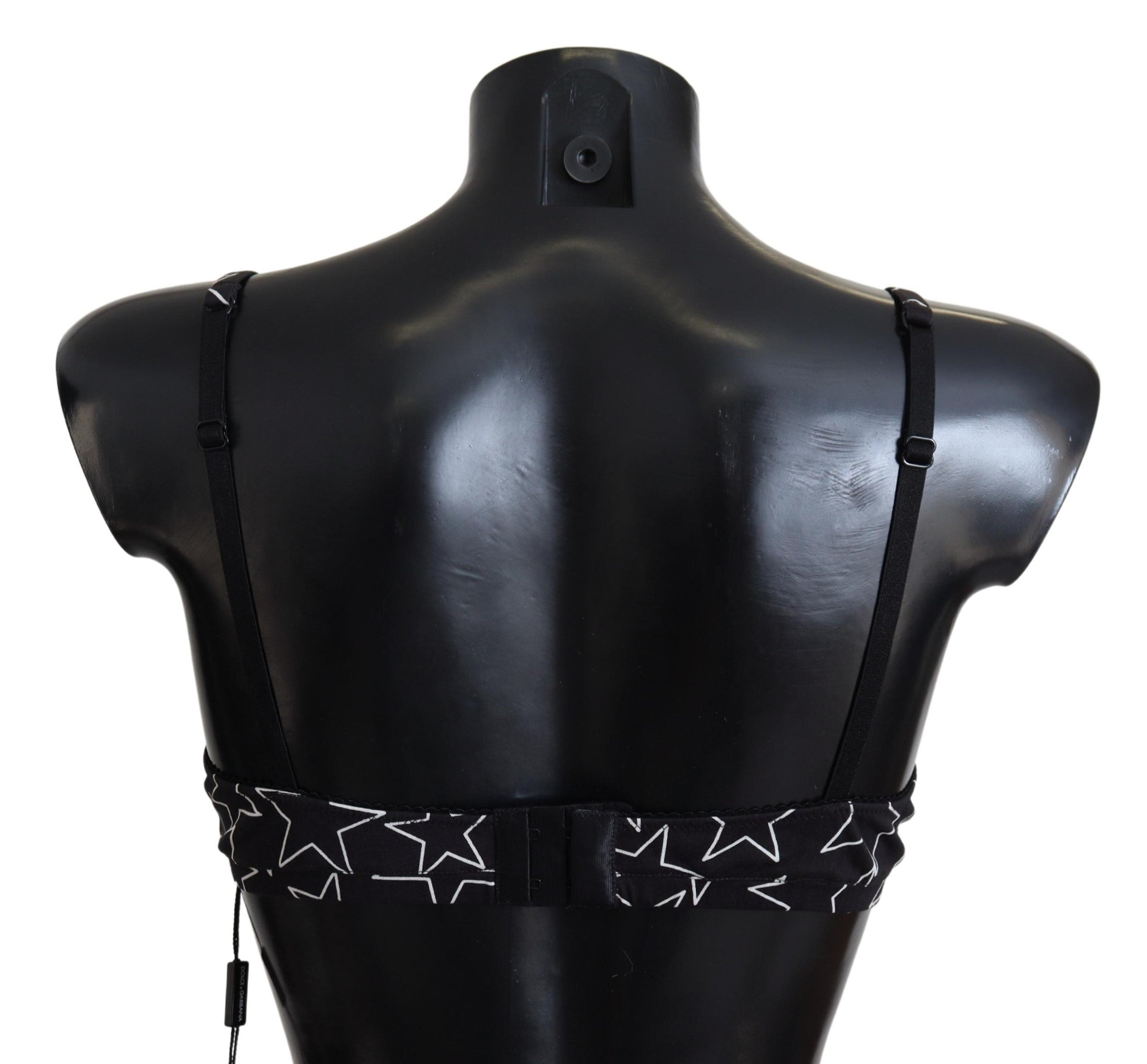 Black Millennials Star Non Wire Cotton Bra Underwear - ventzia