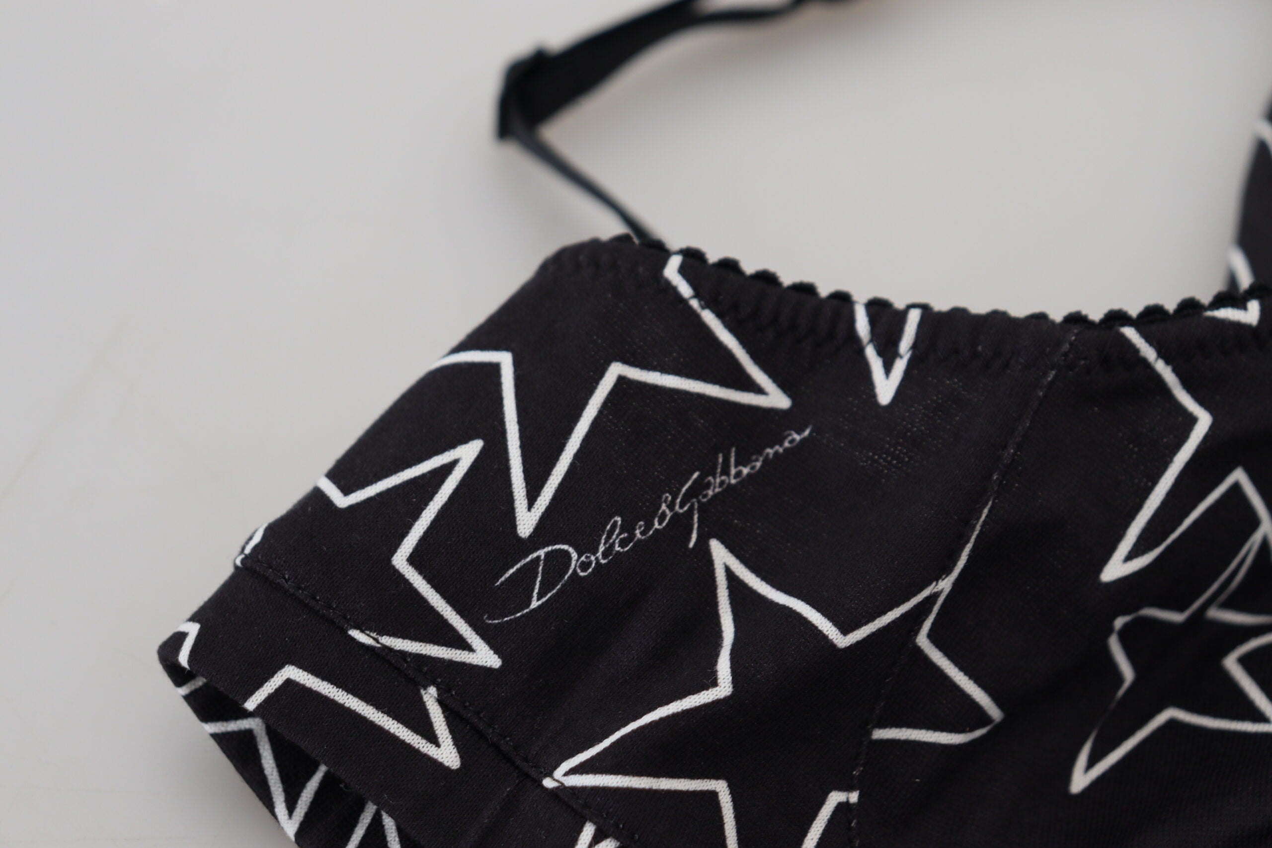 Black Millennials Star Non Wire Cotton Bra Underwear - ventzia