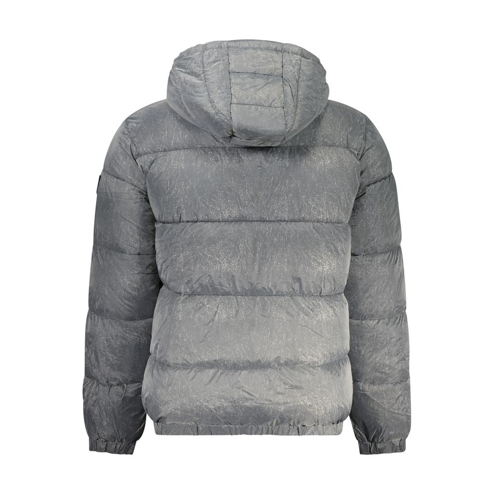 Gray Polyamide Jacket - ventzia