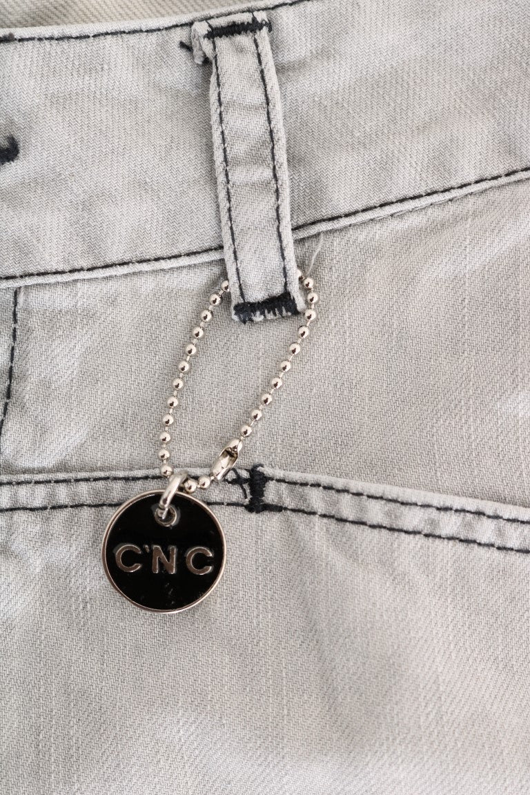 Sophisticated Gray Super Slim Jeans - ventzia