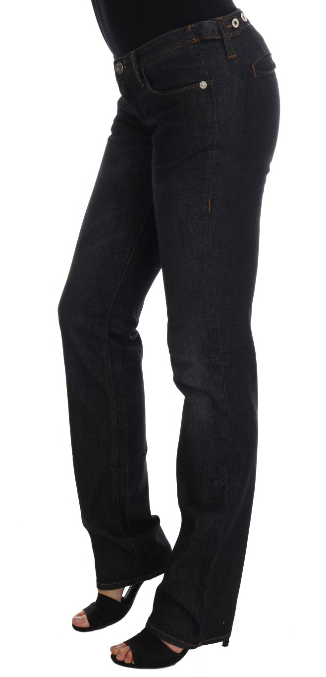 Svelte Dark Blue Slim Fit Jeans - ventzia