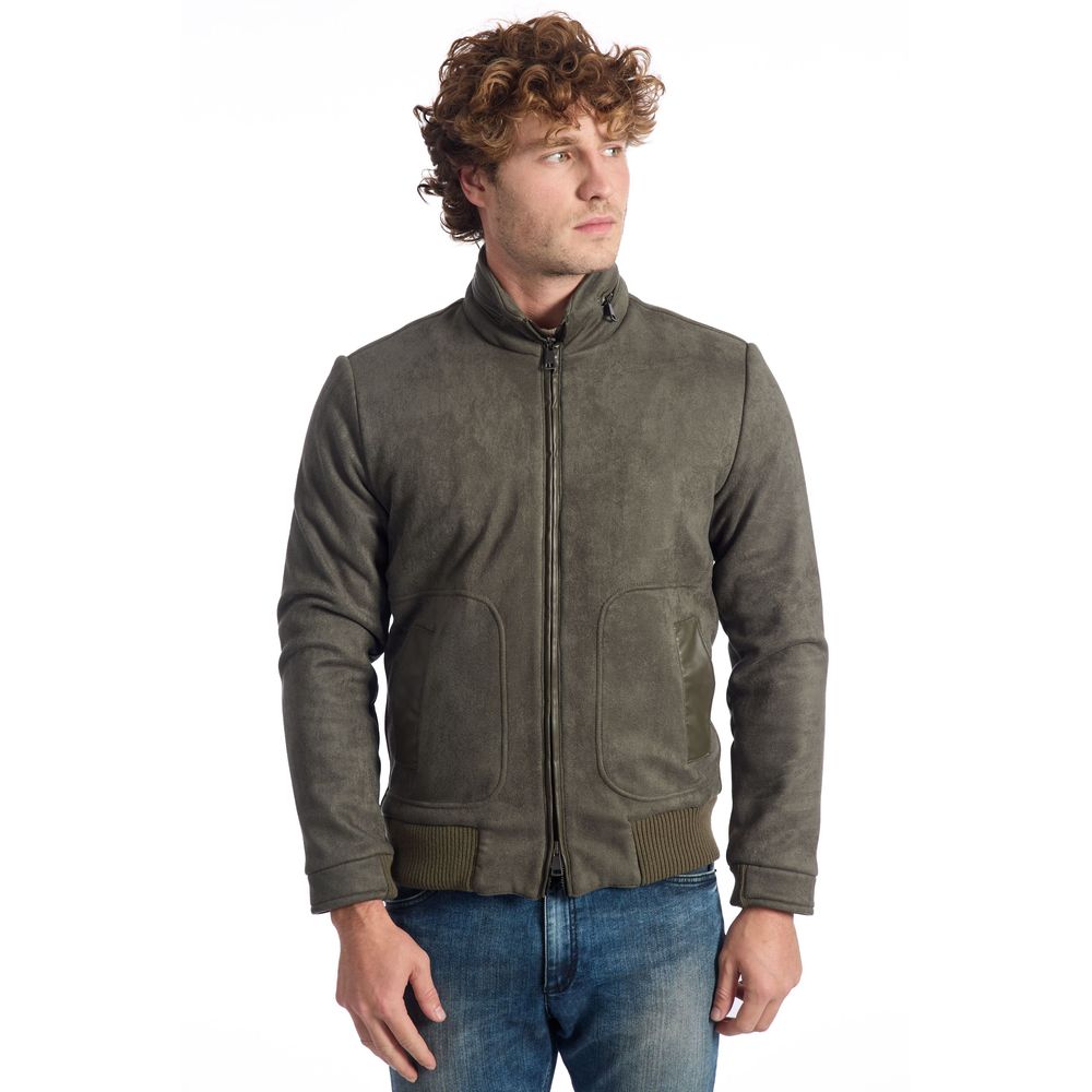 Green Ecomontone Men Jacket - ventzia