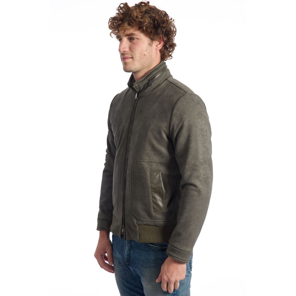 Green Ecomontone Men Jacket - ventzia