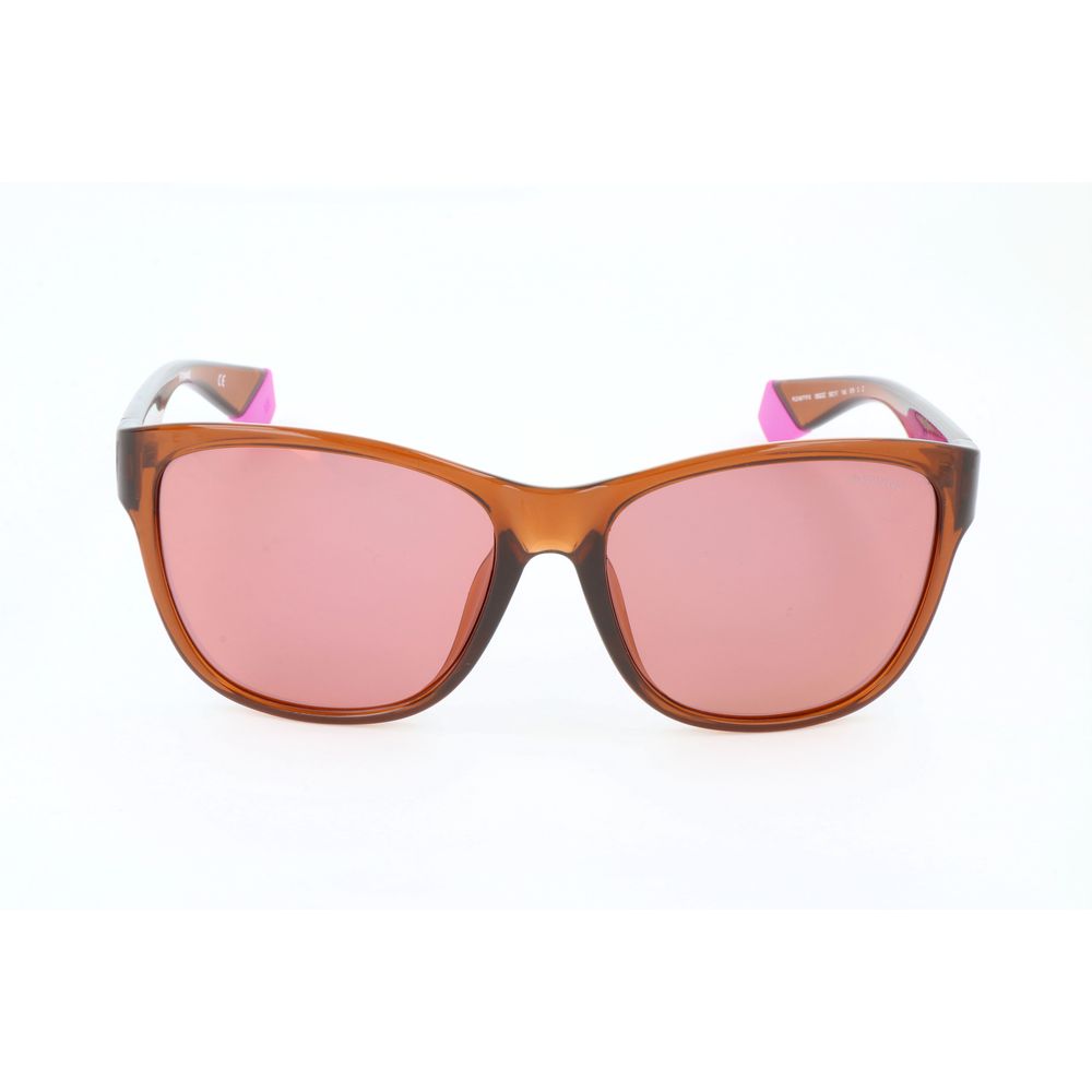 Brown Polycarbonate Sunglasses - ventzia