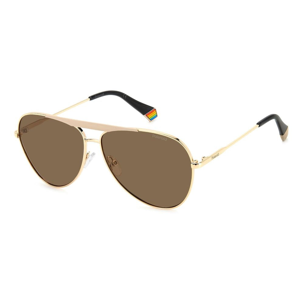 Gold Stainless Steel Sunglasses - ventzia