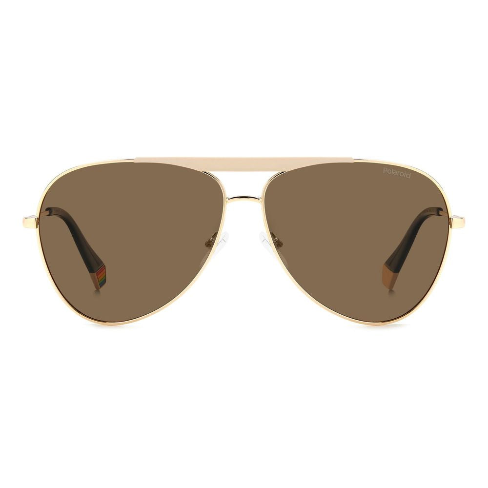 Gold Stainless Steel Sunglasses - ventzia