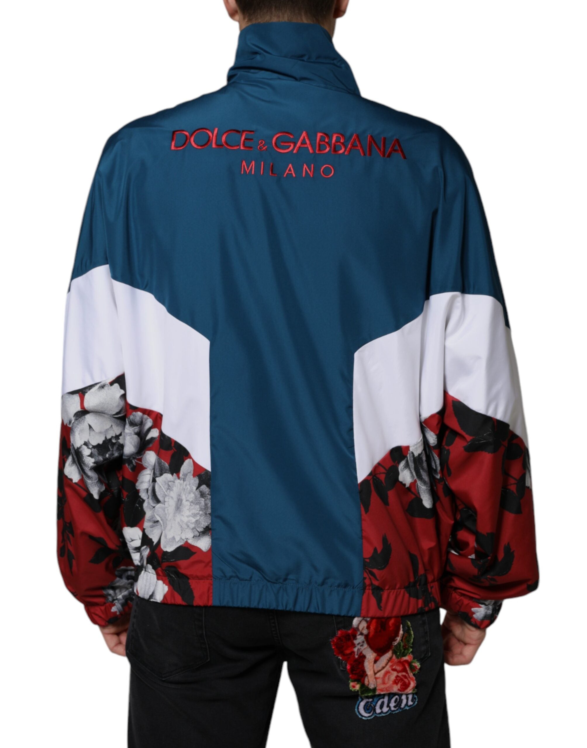 Multicolor Polyester Full Zip Jacket - ventzia