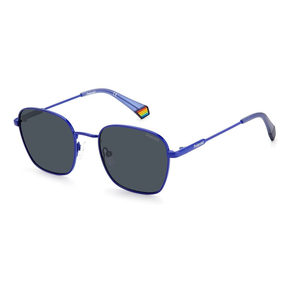 Blue Stainless Steel Sunglasses - ventzia