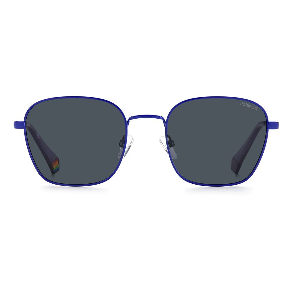Blue Stainless Steel Sunglasses - ventzia