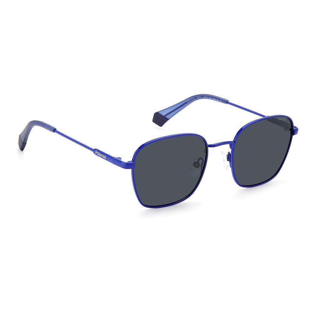 Blue Stainless Steel Sunglasses - ventzia