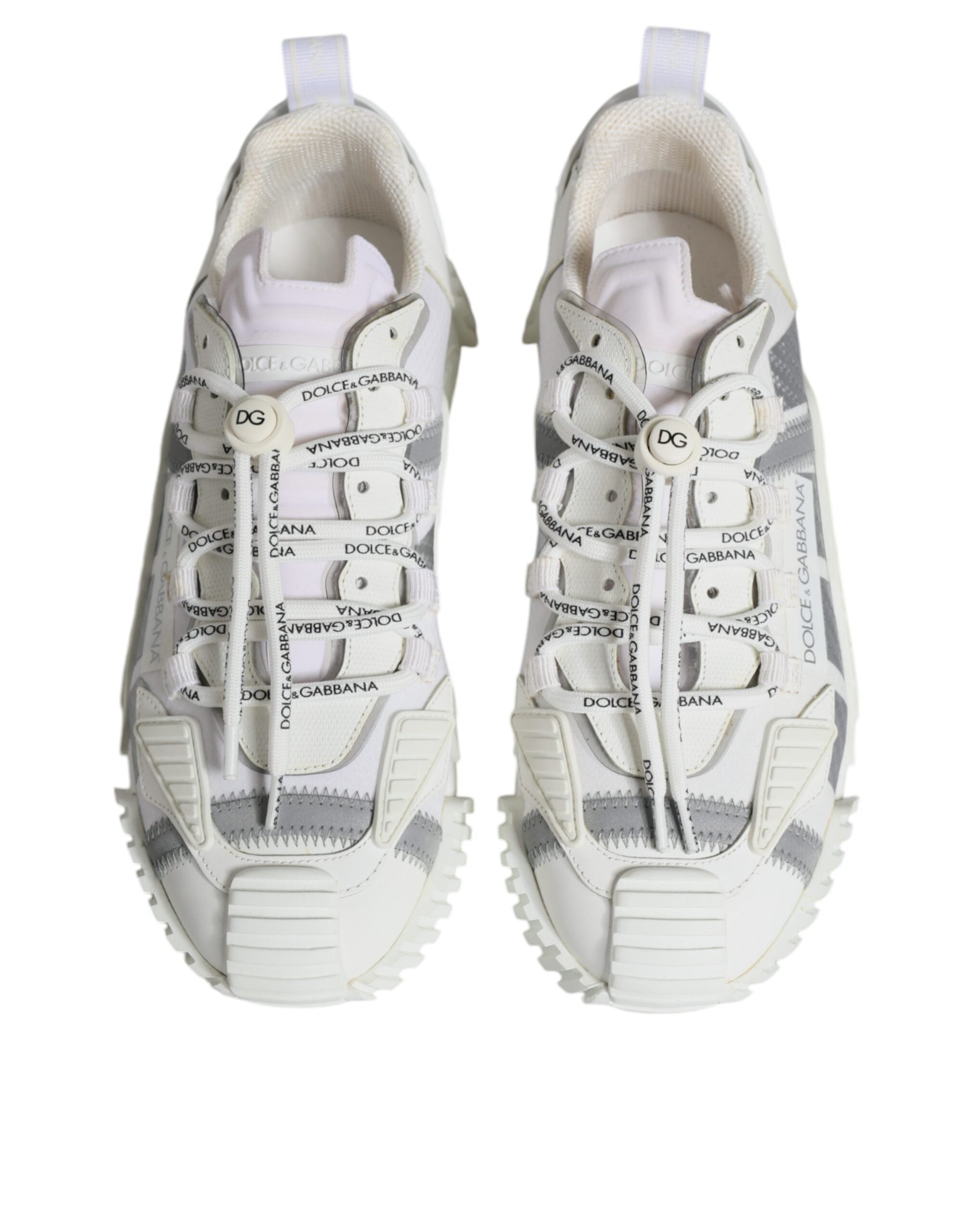 White Lace Up Low Top NS1 Sneakers Shoes - ventzia