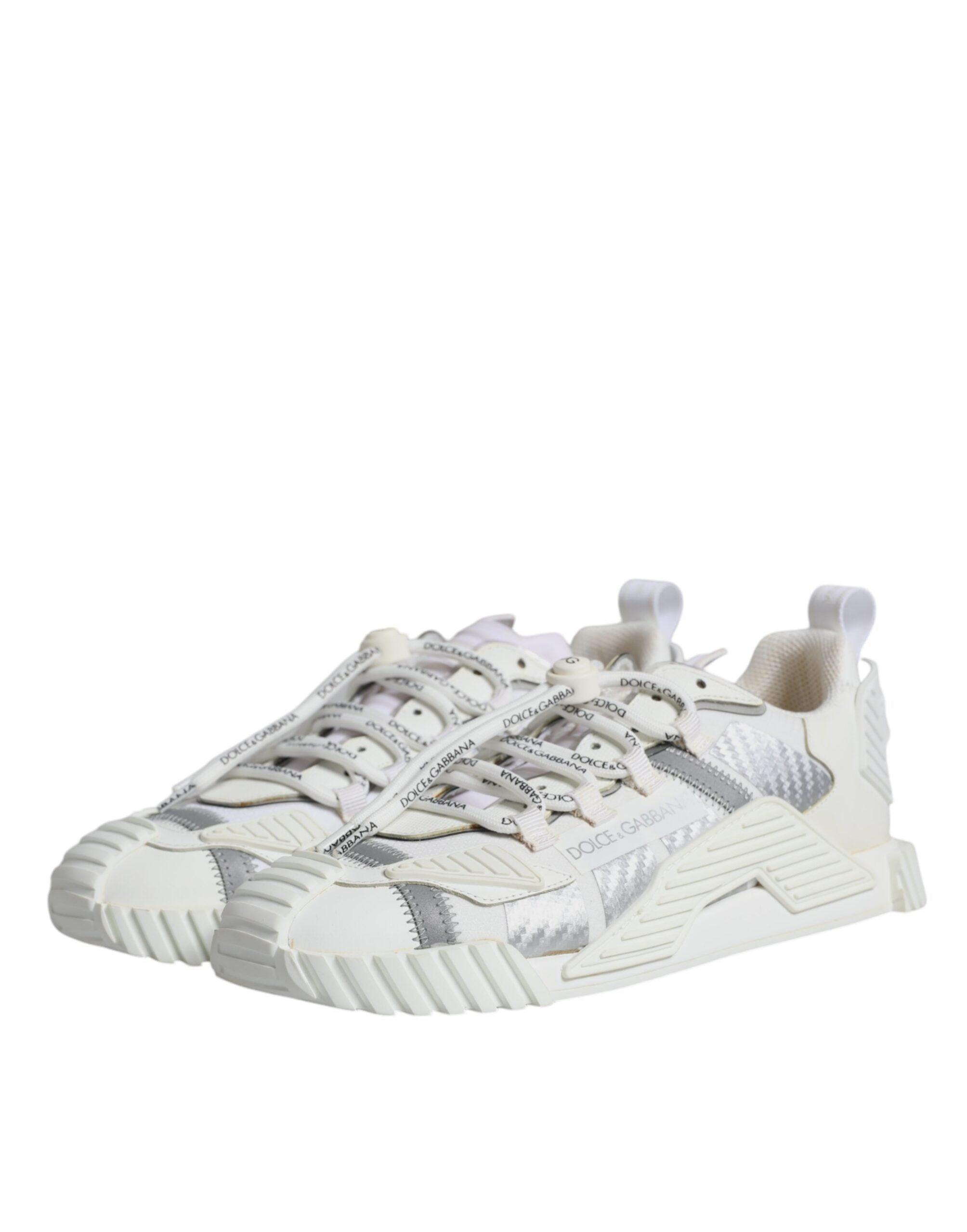 White Lace Up Low Top NS1 Sneakers Shoes - ventzia