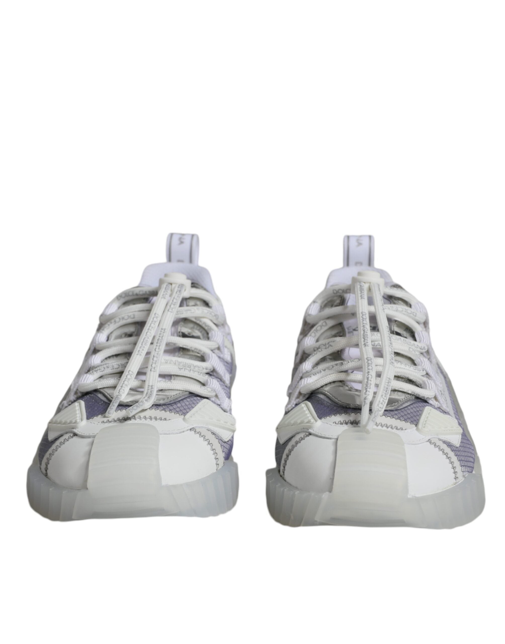 White Silver Low Top NS1 Sneakers Shoes - ventzia