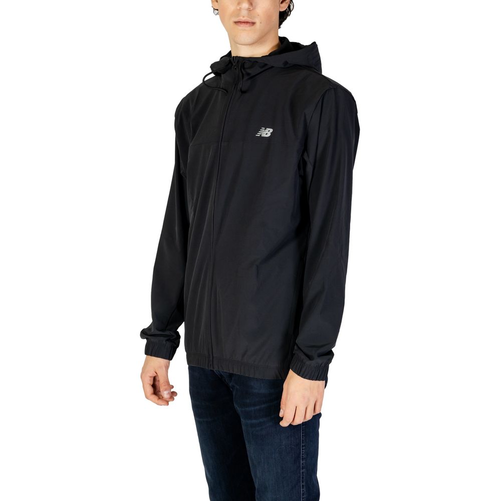 Black Recycled Polyester Jackets & Coat - ventzia