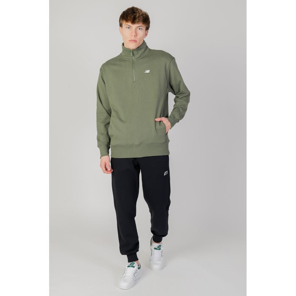 Green Cotton Sweatshirt - ventzia