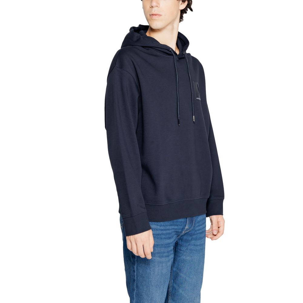 Blue Cotton Hoody - ventzia