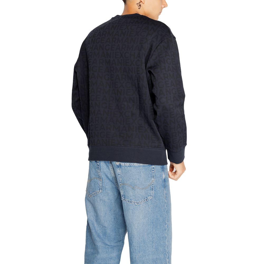 Blue Cotton Sweatshirt - ventzia