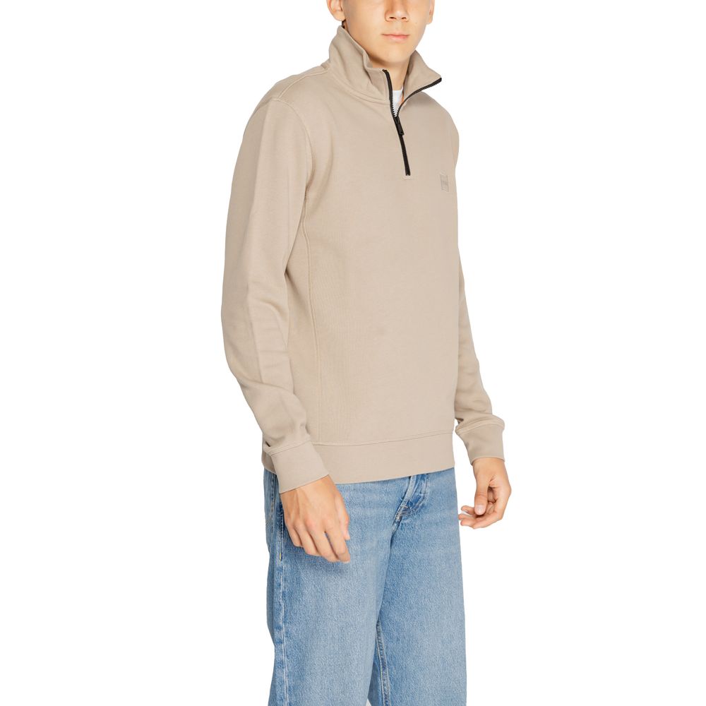 Brown Cotton Sweatshirt - ventzia