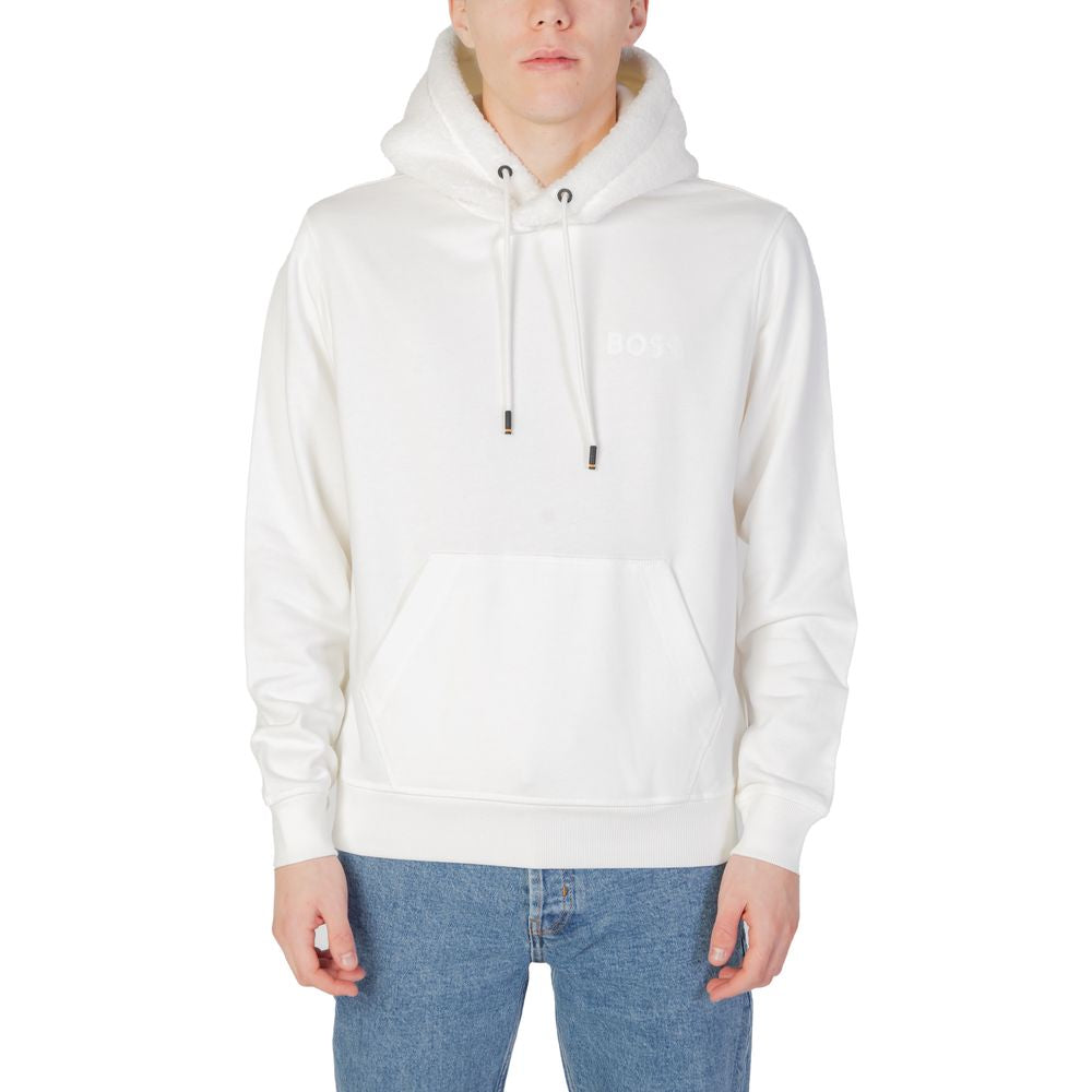 Cream Cotton Hoody - ventzia