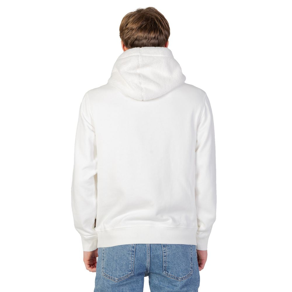 Cream Cotton Hoody - ventzia