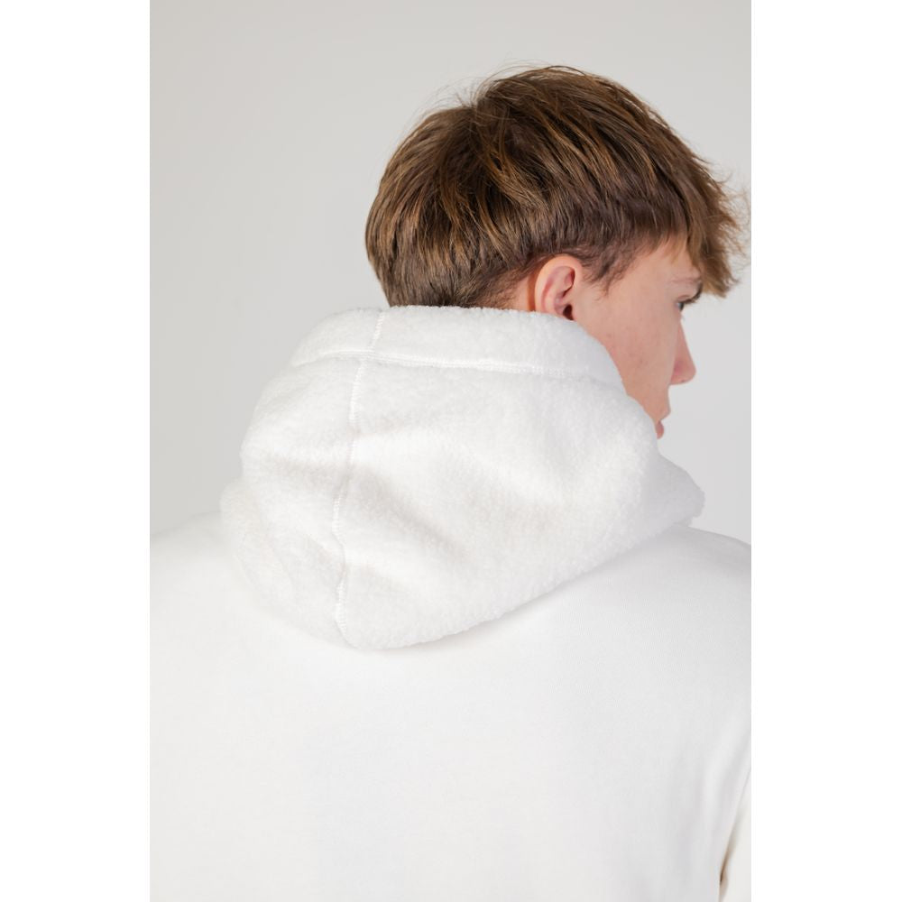 Cream Cotton Hoody - ventzia
