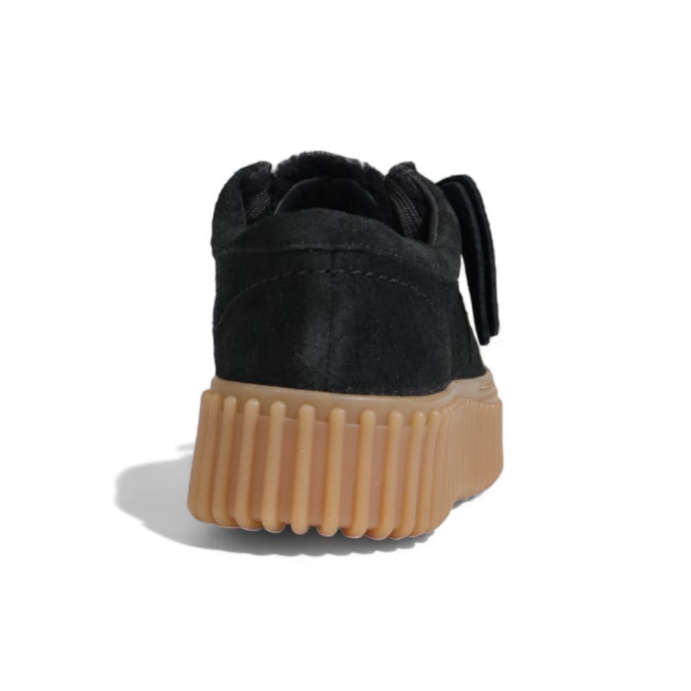 Black Sponge Flat Shoe - ventzia