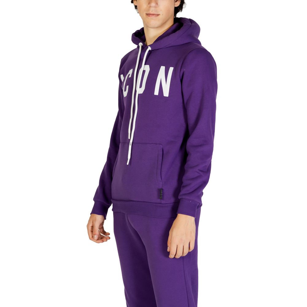 Purple Cotton Hoody - ventzia