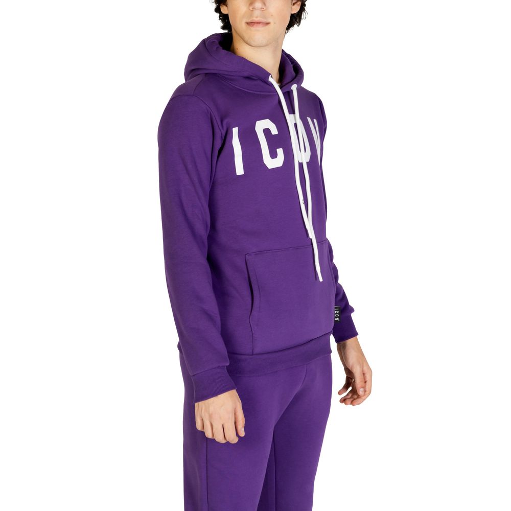 Purple Cotton Hoody - ventzia