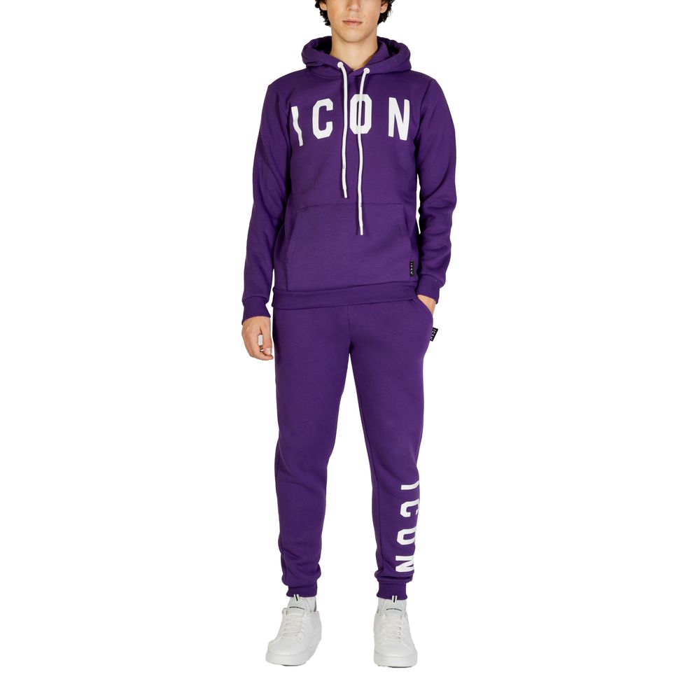 Purple Cotton Hoody - ventzia